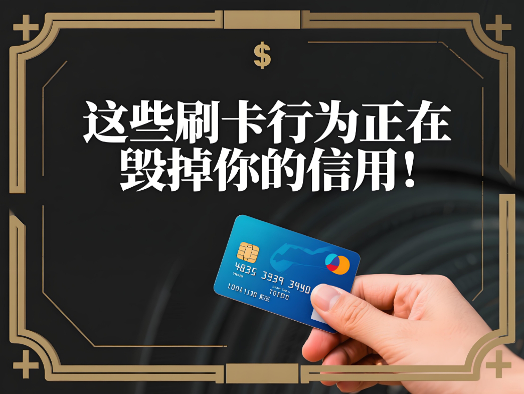 警惕！这些用卡习惯正在毁掉你的信用，屹掌柜POS机教你正确姿势