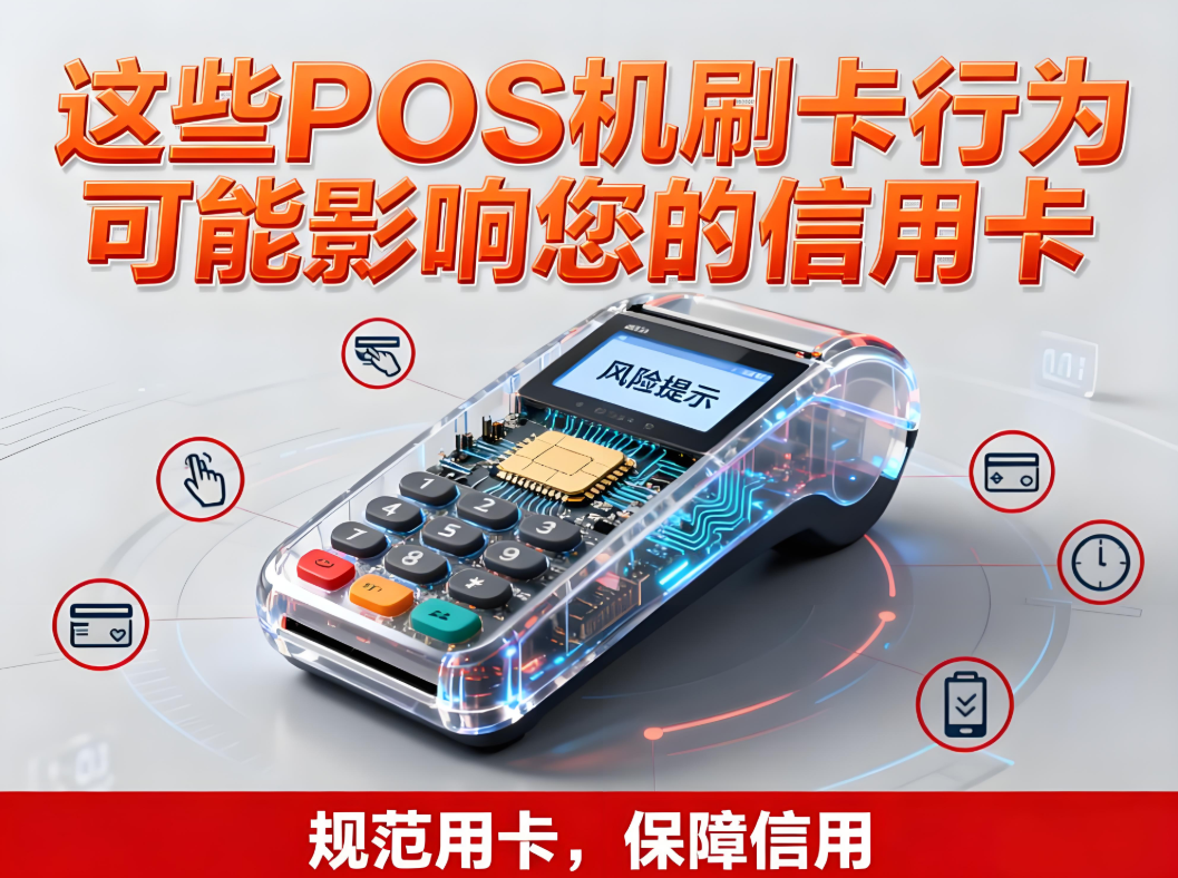 注意！这些POS机刷卡行为可能影响您的信用卡